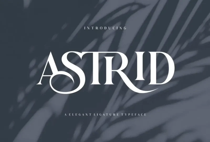 Astrid - Elegant Serif Typeface with Ligatures