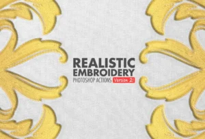 Realistic Embroidery 2 - Photoshop Actions