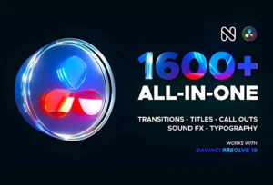 Transitions Library for DaVinci Resolve – 1600+ Presets