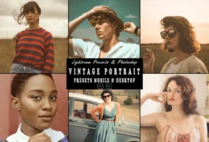 Vintage Portrait Photoshop Action