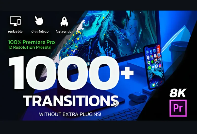 1000 Premiere Pro Transitions Pack