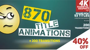 870 Title Animations Pack