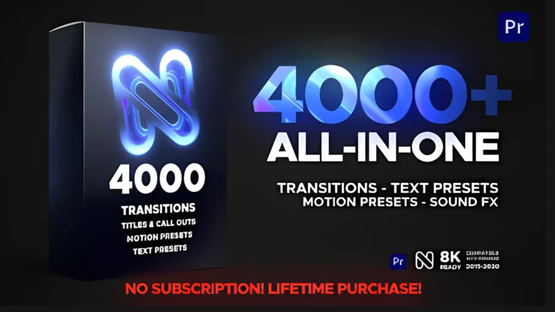 Transitions - 4000+ All-in-One Premiere Pro Transitions Library